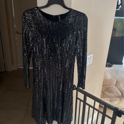 Black And Silver Dress