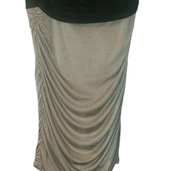 Gorgeous Semi Formal Dress. Metallic And Sequin. Size Large (7/9). 