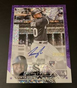 Lenyn Sosa 2023 Topps Chrome Purple Sparkle Certified Auto #RA-LS /299