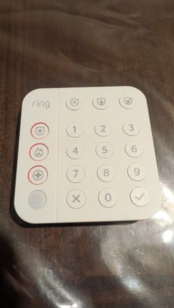 Ring Alarm Keypad with Wall Mount (No electric plug included)