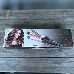 Brand new! Cortex Beauty 2-In-1 Smooth & Curl - Flat Iron / Curler
