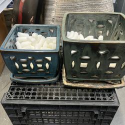 Two Piece Flower Pot Set 