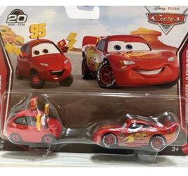 Disney Pixar Cars 20th Anniversary Maddy McGear Lightning McQueen 2-Pack