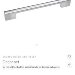 Miele G7176 Dishwasher Handle Clean Steel