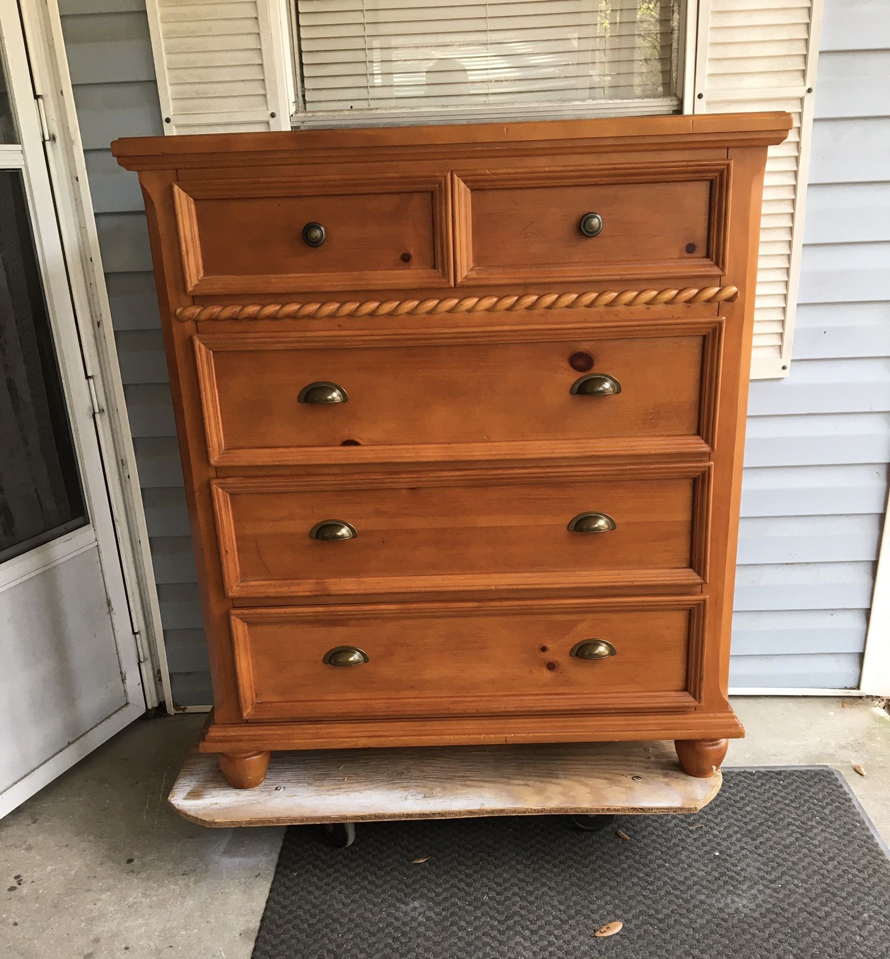 4 Drawer Rivers Edge Dresser 43”x38”x17”