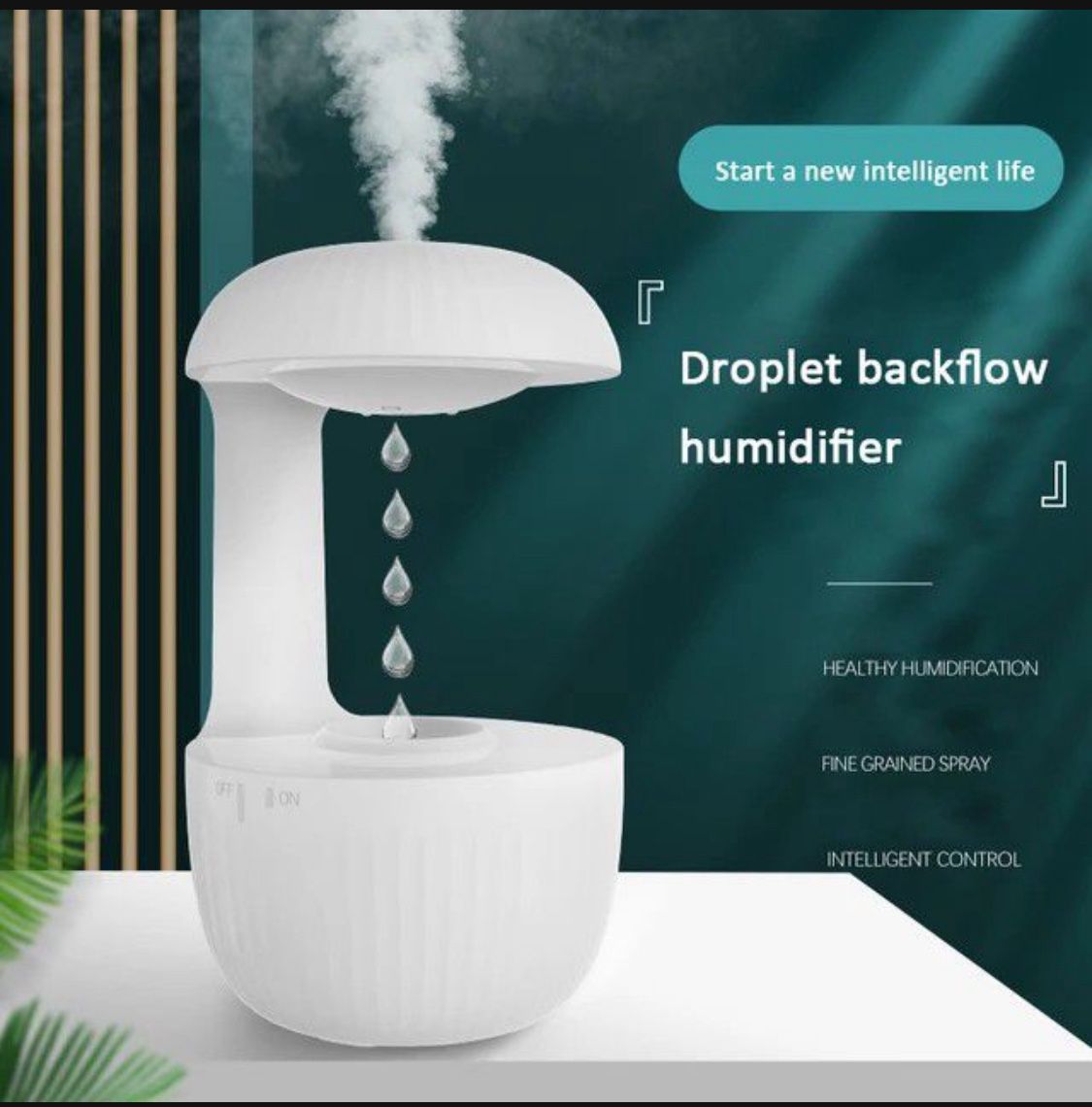 Antigravity Humidifier And A Candle