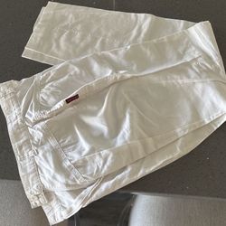 Pants -woman’s White Cotton