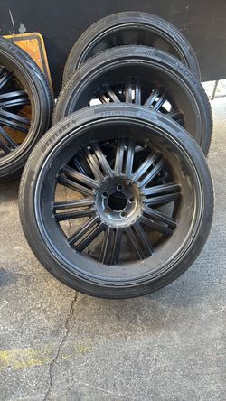 22” inch Rims & Tires for Dodge Charger / Challenger / Chrysler 300
