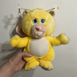 VINTAGE 1984 Disney Hasbro Softies Wuzzles Butterbear Butterfly / Bear 12" Plush Stuffed Animal