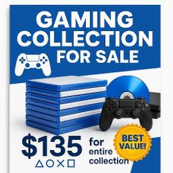 AMAZING PS4 GAMES COLLECTION FOR
SALE! 