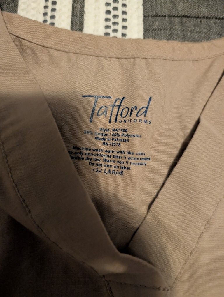 Two Pairs Tafford 2XL Tan Scrubs