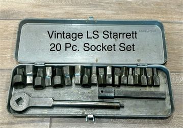The LS Starrett Co No. 443 Socket Set (20 Pieces)