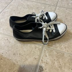 Womens Leather Converse Size 7