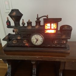  Train Clock Electric  Thumbnail