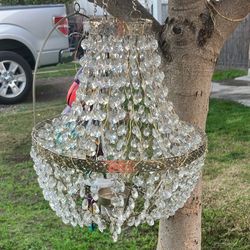 Small Crystal Chandelier 