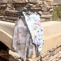 Ballet floral leotard and skirt by Eleve women size small