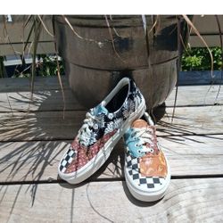 Vans ERA Tiger Patchwork Off the Wall size 4.5 men's/6 women's  Unisex Sneakers