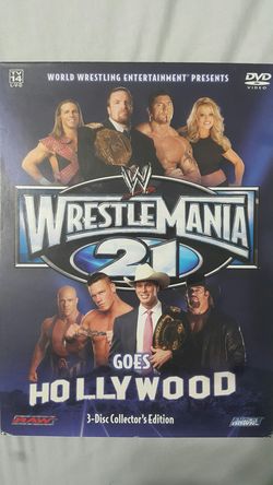 WRESTLEMANIA 21 DVD