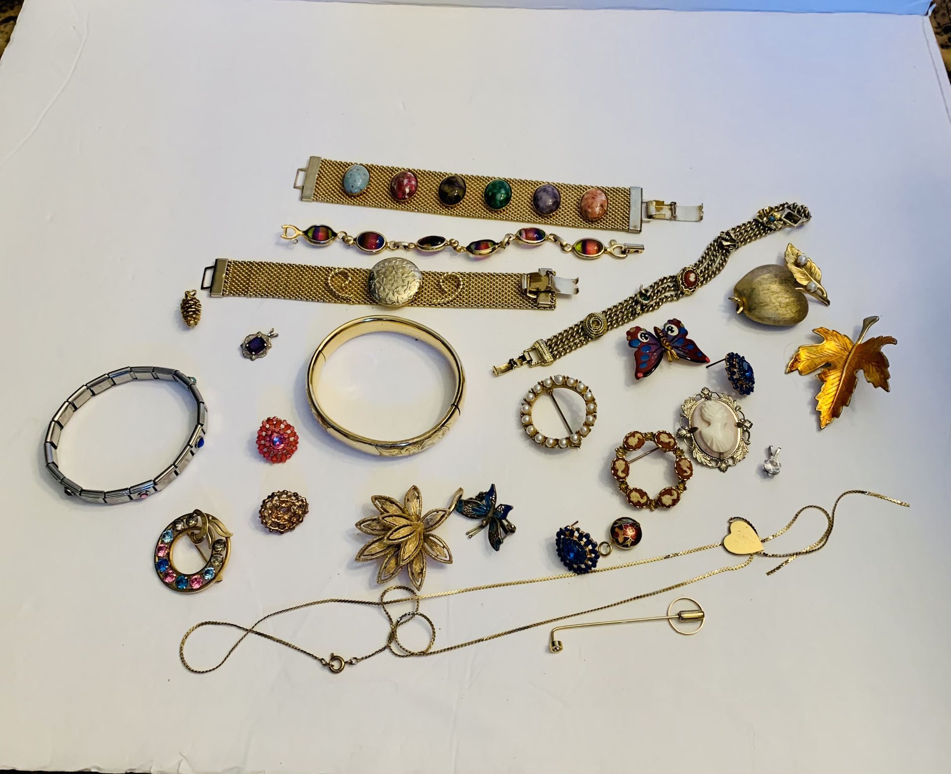 Sara Coventry Jewelry Costume Jewelry Lot of Vintage Bracelets~Brooches~Necklaces