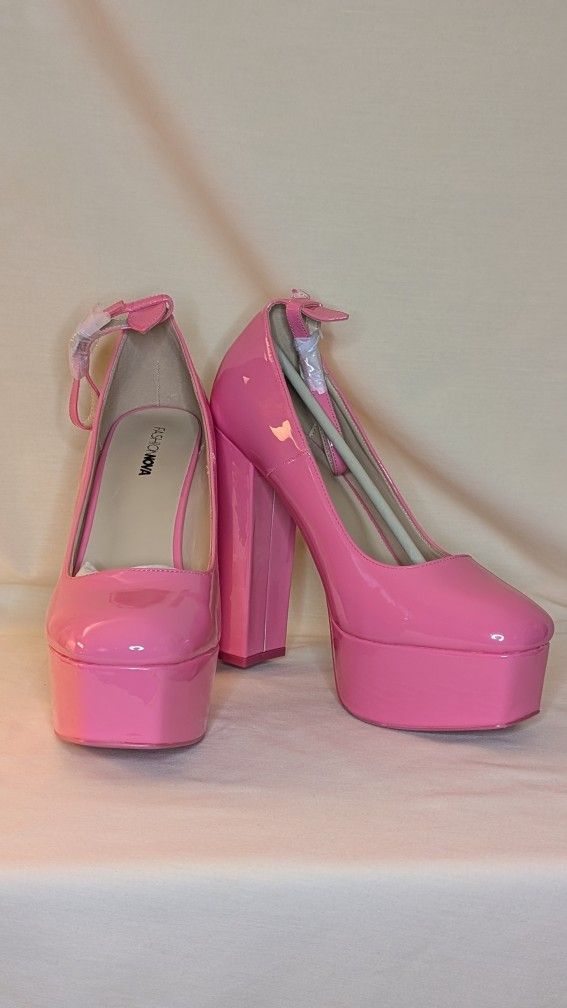 Pink Platforms Size 10