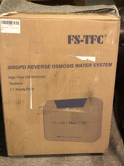 FS-TFC 30OGPD REVERSE OSMOSIS Water system
