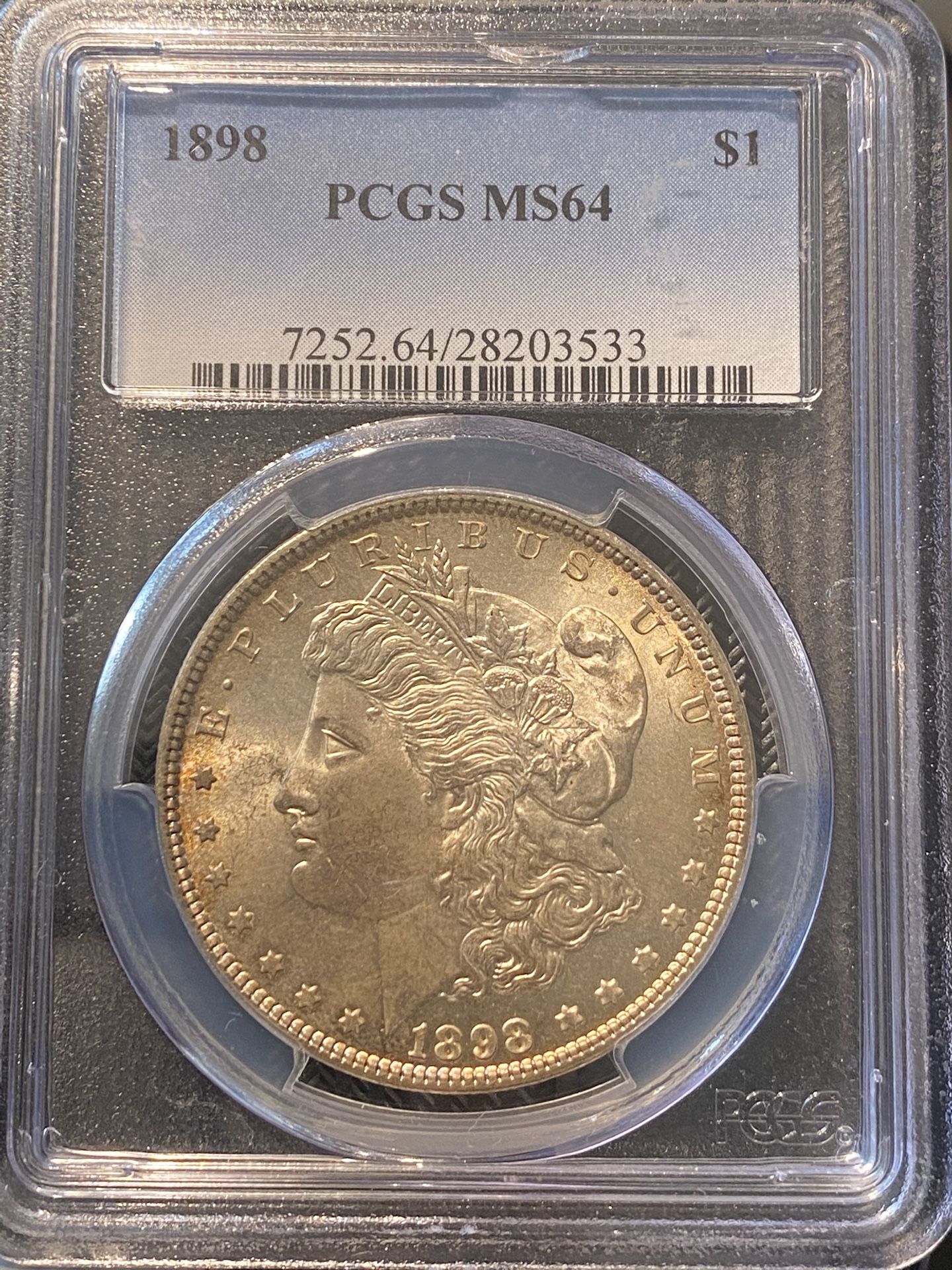 Graded Morgan Silver Dollar
