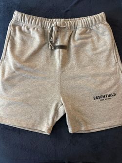 Fear of God Essentials sweat shorts,GRAY, (brand new)