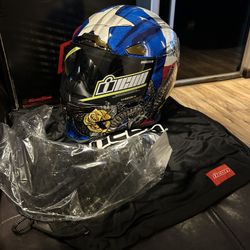 NEW WITH TAGS!! xtra large icon motorcycle helmet 