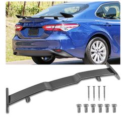57 Inch Rear Car Spoiler Trunk Spoiler Wing Alerones Para Carro Universal Spoilers for Cars Compatible with 2018-2024 8th Gen Toyota Camry SE LE XLE T