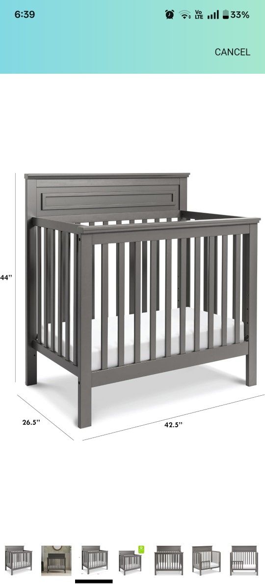 DaVinci Autumn 4-in-1 Convertible Mini Crib 