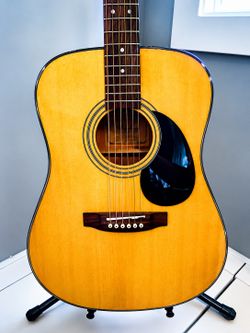 1990s Korean-Built Hohner HW-700S Solid Spruce Top / Solid Mahogany Acoustic w/ Hard Case