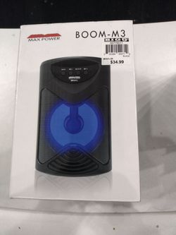 BOOM-M3   4" PORTABLE SPEAKER