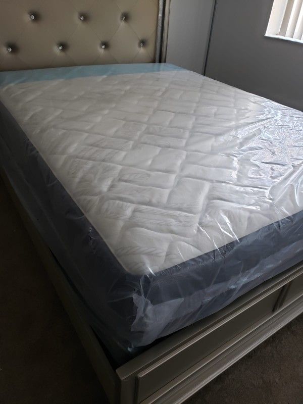 NEW QUEEN MATTRESS WITH BOX SPRING 🔝 ALL SIZES IN STOCK