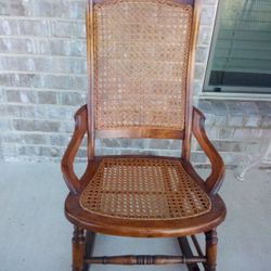 Vintage Cane Rocker
