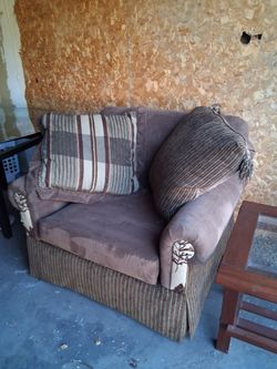 Super Comfortable Loveseat With Pillow