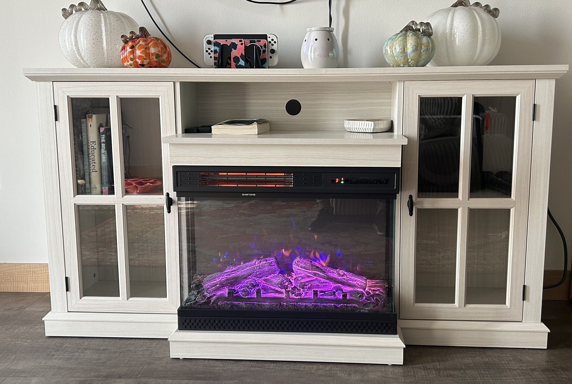 Tv Stand/ Fireplace Entertainment Center/ TV Console Storage