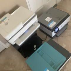 Lot Of HP Printers, All Three Included Retail $700