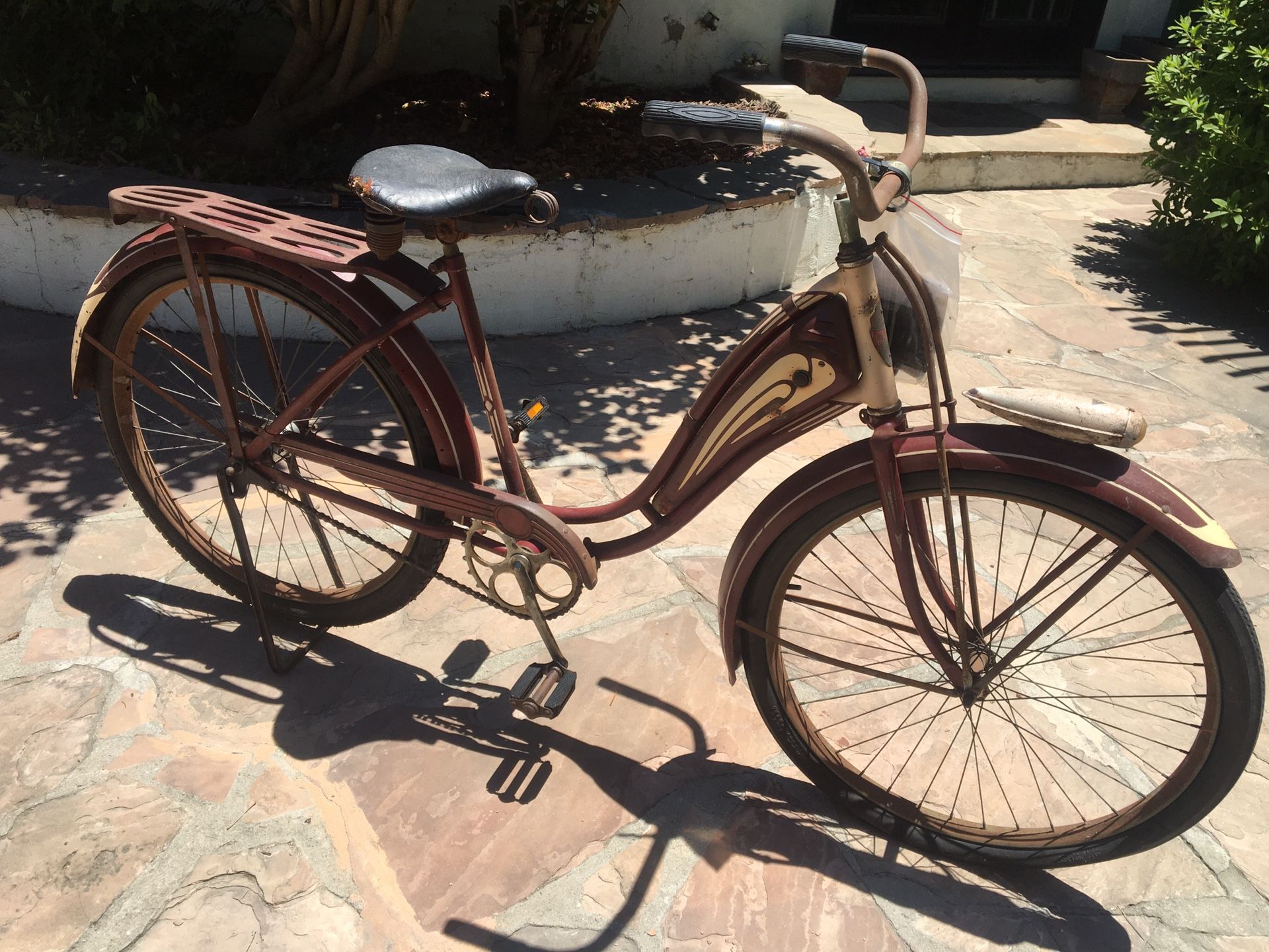 1938 Schwinn Hollywood bicycle.