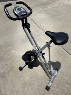 Exerpeutic Folding Upright Exercise Bike