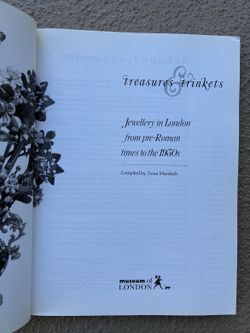 Treasures & Trinkets: Jewellery in London Pre-Roman Times to 1930s Book