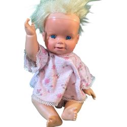 Vintage 1965 Mattel 13" Cheerful Tearful Play Doll Moving Mouth