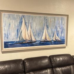 Beautiful Long Summer Beach Frame Purchased From Home goods For 200