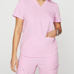 Fabletics Pink Scrubs Set