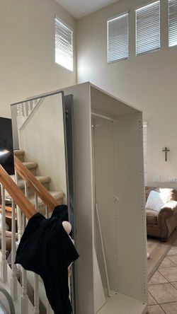 Mirrored closet