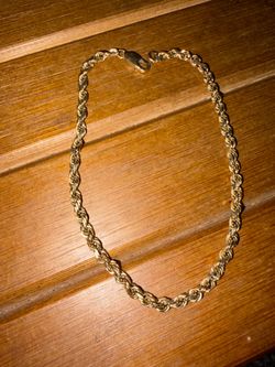 14k rope bracelet