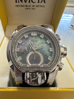 Invicta bolt with diamonds