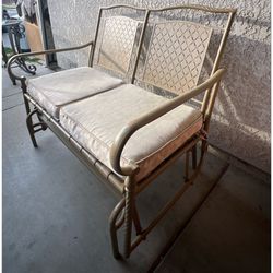 Martha Stewart Gliding Loveseat Bench 42” 