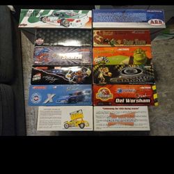 Big Scale Die-cast Race Cars In Box