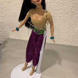 Vintage Disney Jasmine Barbie Doll With Stand 11” Tall   If you see it here , it is available  Stand is included 