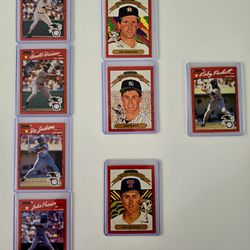 1990 Donruss Baseball Card Lot Of 8 All Error Cards